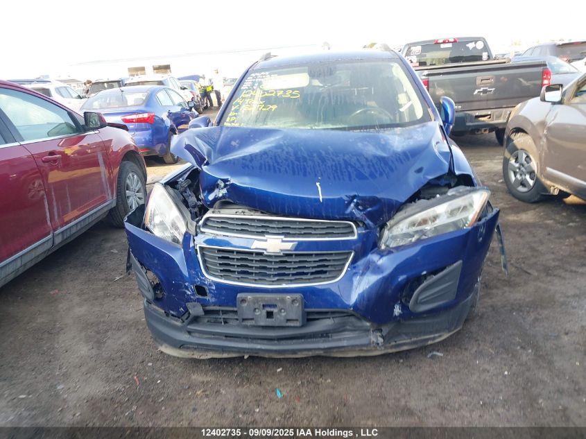 2014 Chevrolet Trax 1Lt VIN: 3GNCJLEB6EL182729 Lot: 12402735