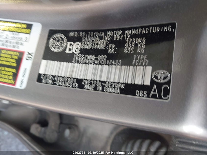 2T1BPRHE4EC017423 2014 TOYOTA COROLLA photo no. 18
