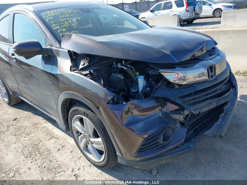 2019 Honda Hr-V Exl VIN: 3CZRU6H79KM702134 Lot: 12402835
