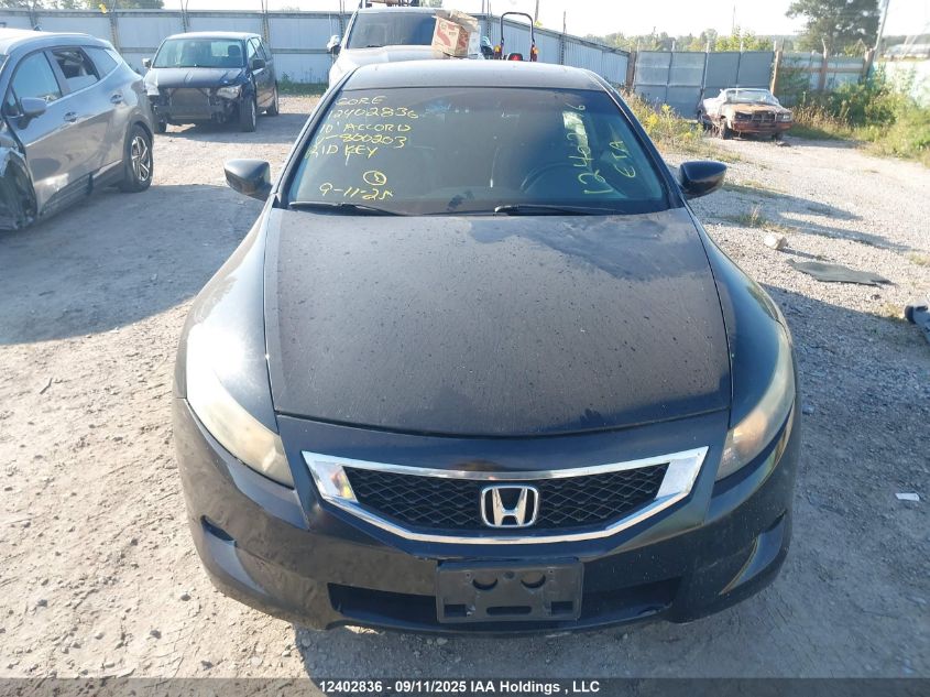 2010 Honda Accord Ex-L V6 VIN: 1HGCS2B89AA800203 Lot: 12402836