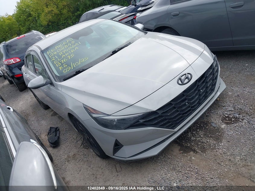 KMHLM4AG5MU137675 2021 Hyundai Elantra Sel auction photo 1