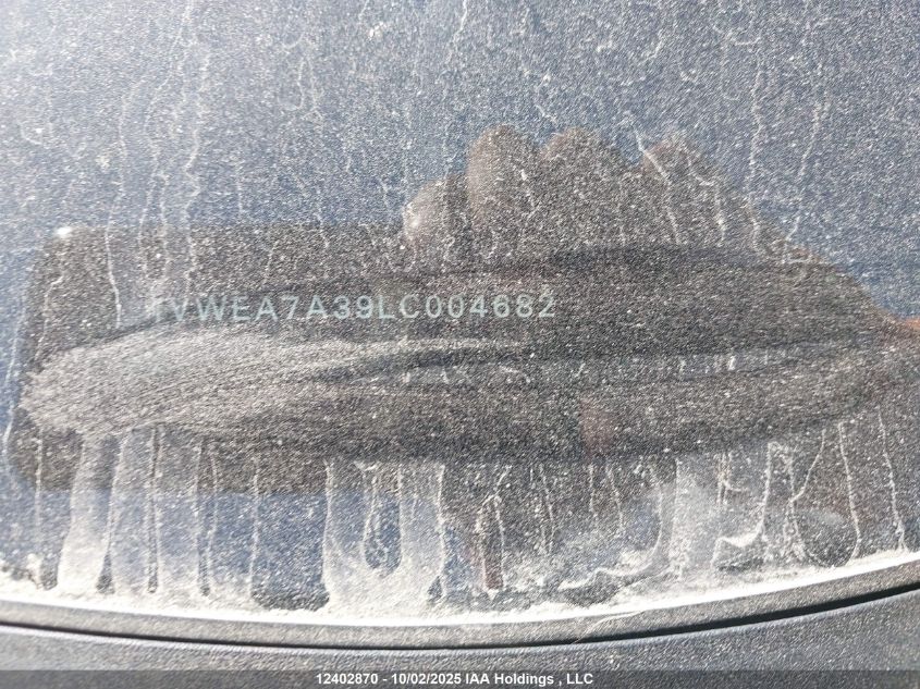 2020 Volkswagen Passat Execline VIN: 1VWEA7A39LC004682 Lot: 12402870