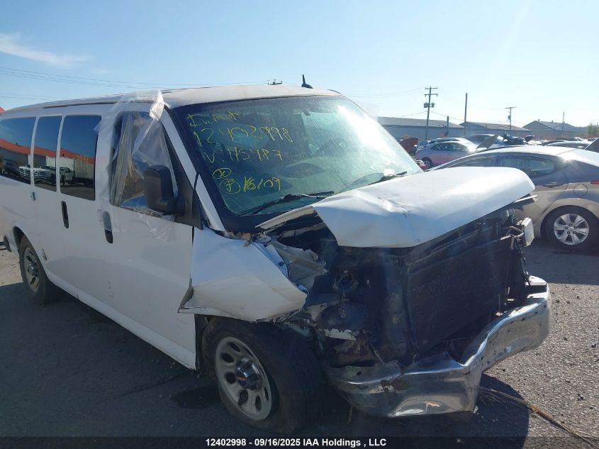 2013 GMC Savana 1500 Sl VIN: 1GKS8BF40D1175487 Lot: 12402998