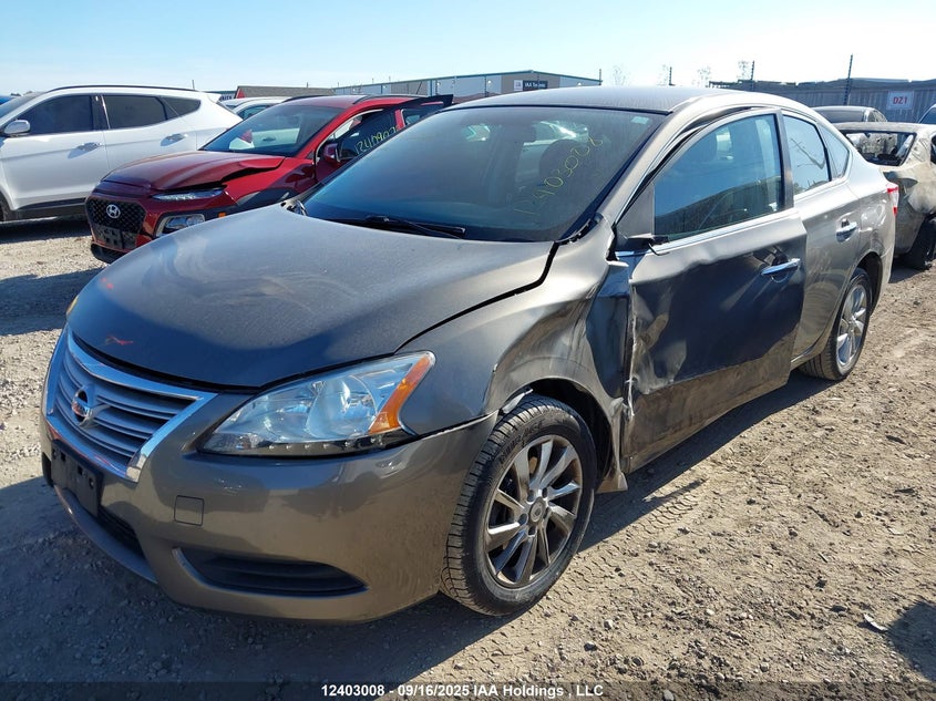 3N1AB7AP9FL644646 2015 NISSAN SENTRA photo no. 2