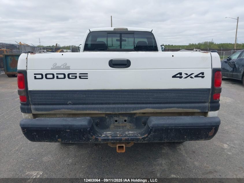 2001 Dodge Ram 1500 VIN: 1B7HF16Z71S702691 Lot: 12403064