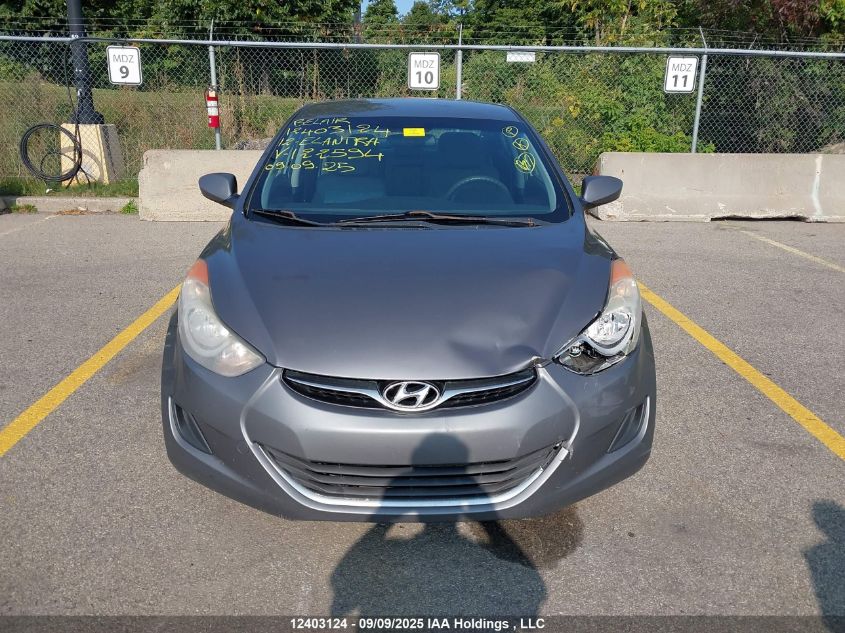 2012 Hyundai Elantra VIN: 5NPDH4AE1CH122594 Lot: 12403124