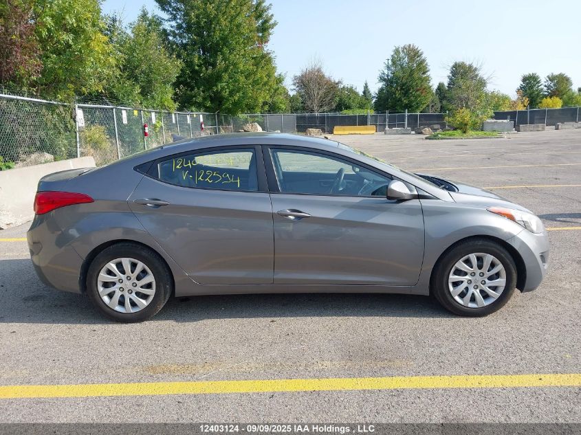 2012 Hyundai Elantra VIN: 5NPDH4AE1CH122594 Lot: 12403124