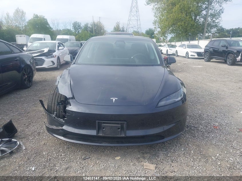 2025 Tesla Model 3 Long Range VIN: 5YJ3E1EB6SF877529 Lot: 12403147