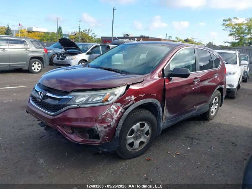 2015 Honda Cr-V Lx VIN: 2HKRM4H32FH114207 Lot: 12403203
