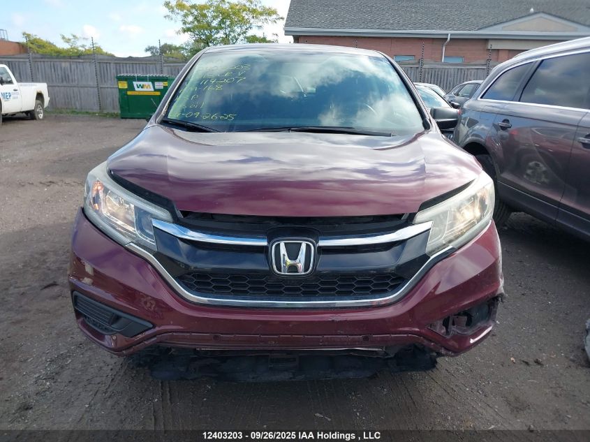 2015 Honda Cr-V Lx VIN: 2HKRM4H32FH114207 Lot: 12403203