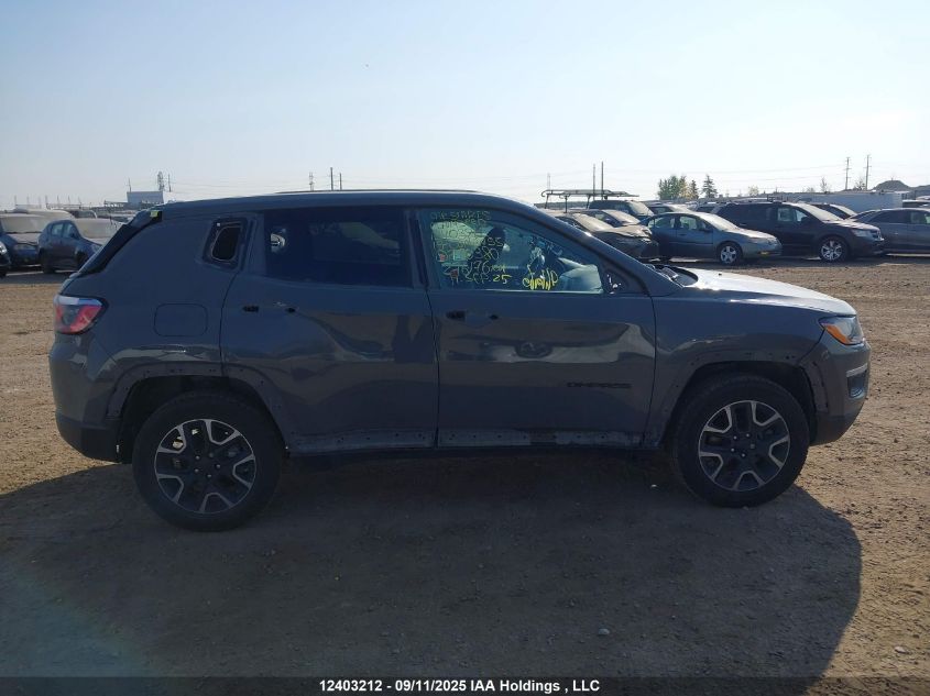 2019 Jeep Compass Sport VIN: 3C4NJDAB4KT770380 Lot: 12403212