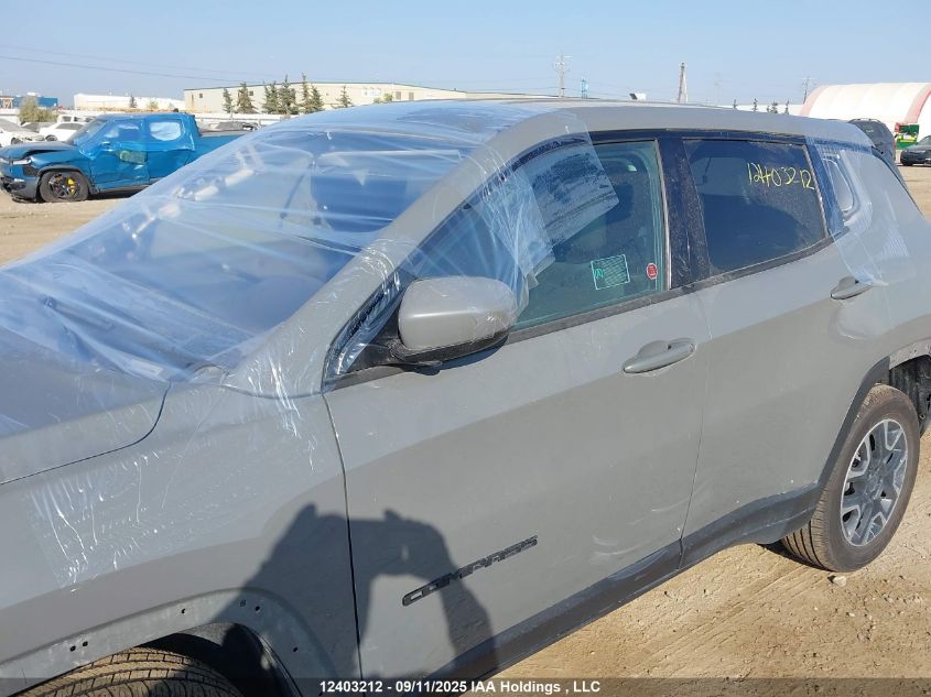 2019 Jeep Compass Sport VIN: 3C4NJDAB4KT770380 Lot: 12403212