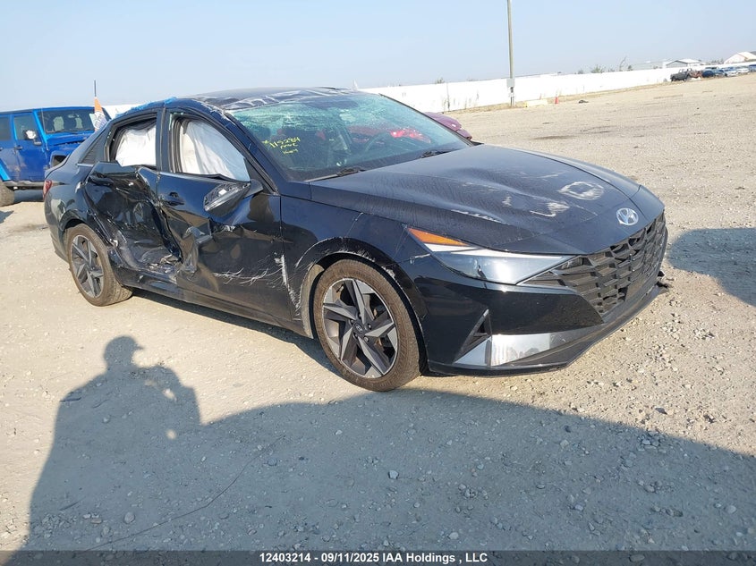 KMHLN4AG6MU090735 2021 Hyundai Elantra Ultimate Ivt With Tech Package auction photo 1