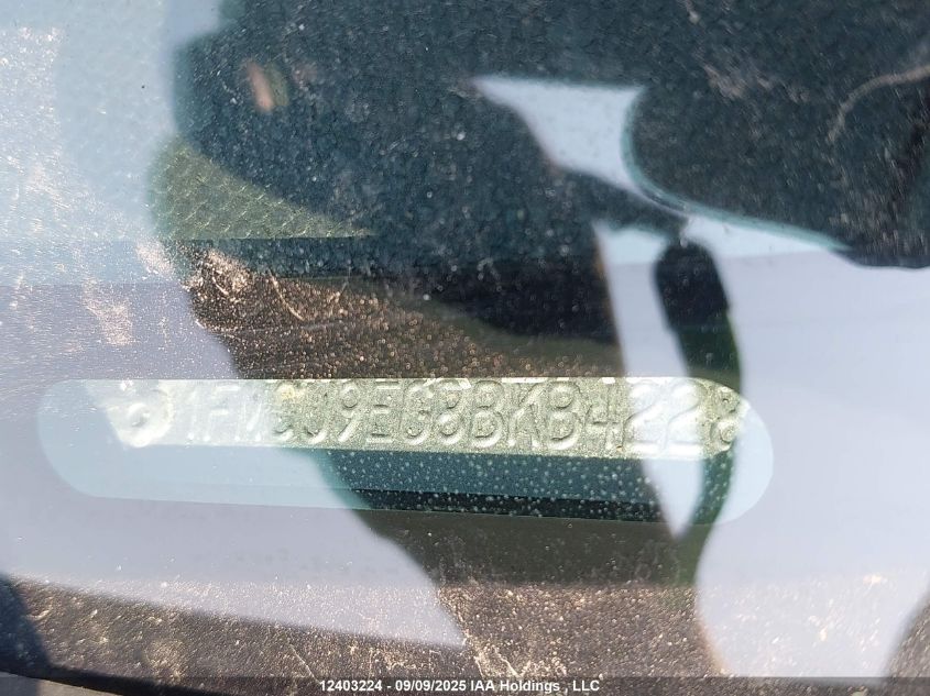 2011 Ford Escape Limited VIN: 1FMCU9EG8BKB42286 Lot: 12403224