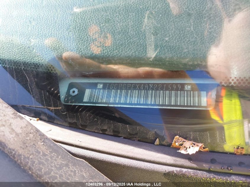 2010 Chevrolet Silverado 1500 VIN: 1GCPCPEX4AZ221599 Lot: 12403296