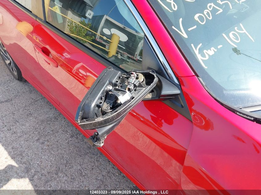 2018 Honda Civic Ex 4Dr VIN: 2HGFC2F83JH009543 Lot: 12403323