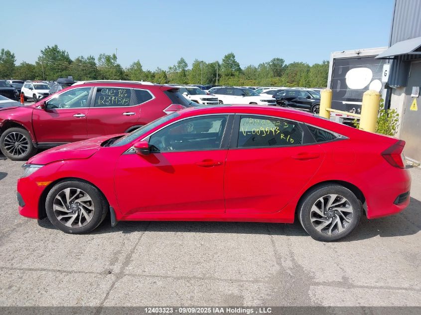 2018 Honda Civic Ex 4Dr VIN: 2HGFC2F83JH009543 Lot: 12403323