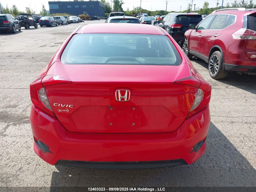 2018 Honda Civic Ex 4Dr VIN: 2HGFC2F83JH009543 Lot: 12403323