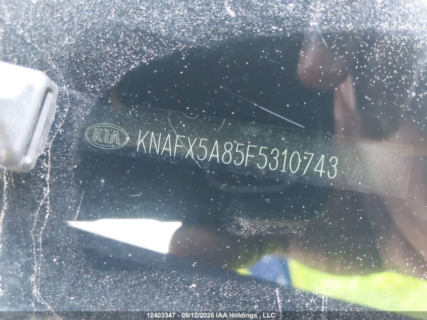 KNAFX5A85F5310743 2015 KIA FORTE photo no. 20