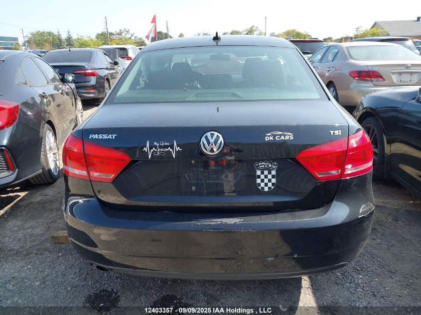 2015 Volkswagen Passat S VIN: 1VWAS7A33FC104793 Lot: 12403357