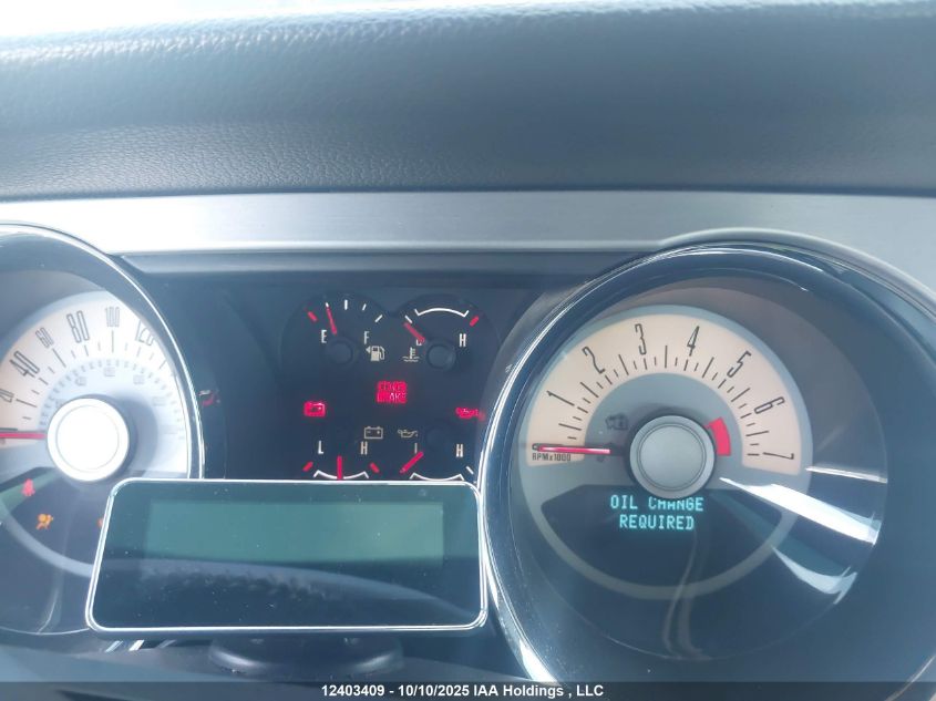 2010 Ford Mustang VIN: 1ZVBP8AN6A5121565 Lot: 12403409