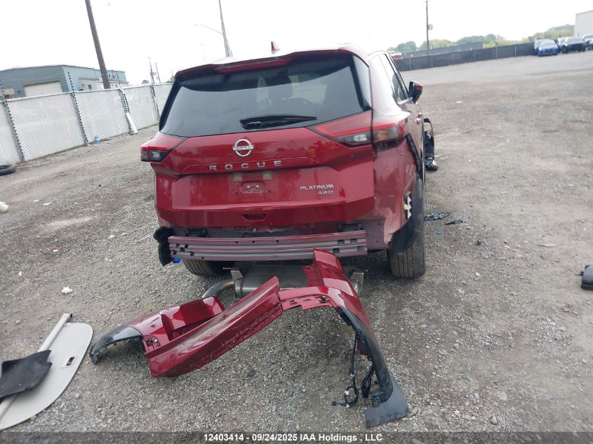 2024 Nissan Rogue Platinum VIN: JN8BT3DD7RW250459 Lot: 12403414
