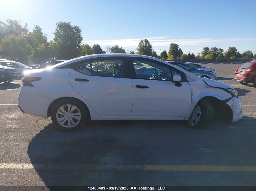 2022 Nissan Versa S VIN: 3N1CN8DV4NL830805 Lot: 12403481