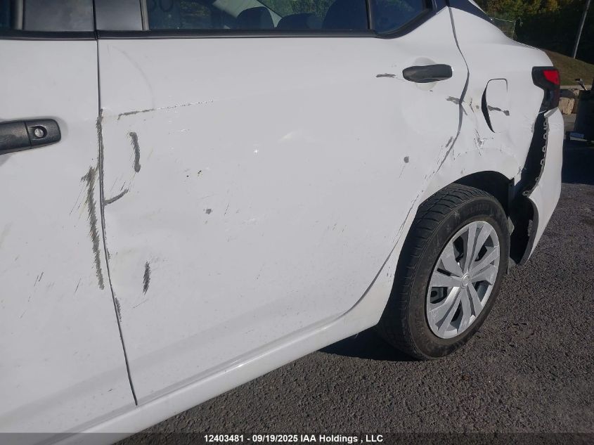 2022 Nissan Versa S VIN: 3N1CN8DV4NL830805 Lot: 12403481