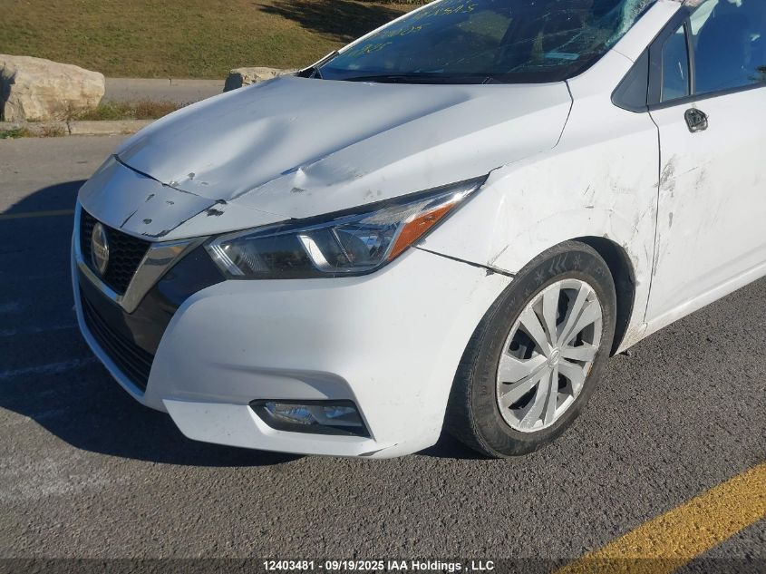2022 Nissan Versa S VIN: 3N1CN8DV4NL830805 Lot: 12403481