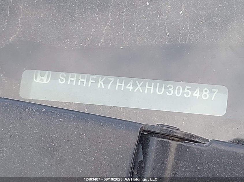 SHHFK7H4XHU305487 2017 HONDA CIVIC photo no. 19