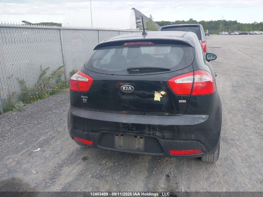 2013 Kia Rio Ex/Lx/Lx+/Sx VIN: KNADM5A39D6852228 Lot: 12403489