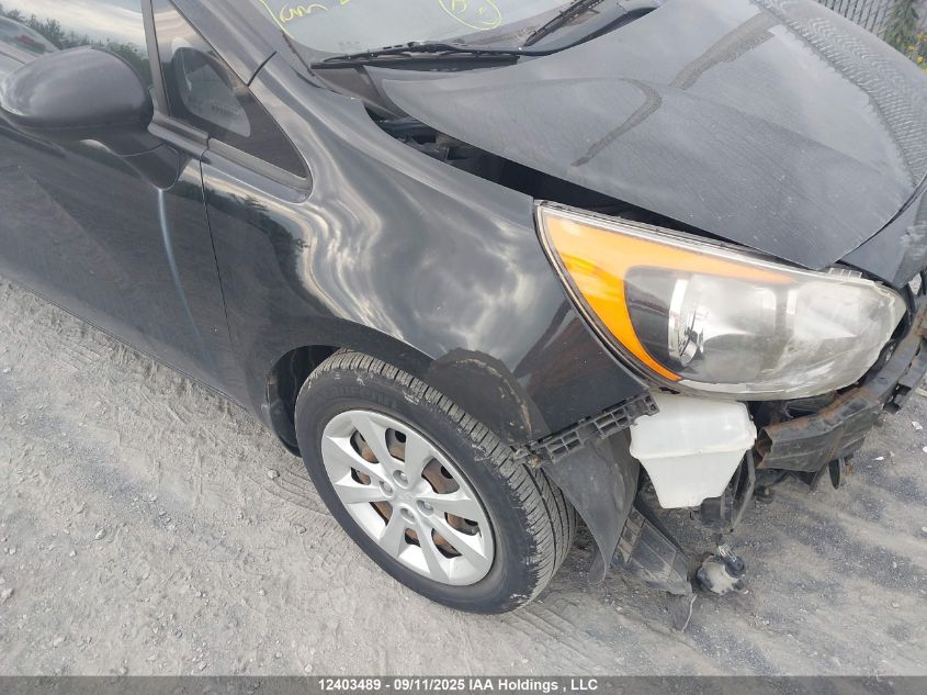 2013 Kia Rio Ex/Lx/Lx+/Sx VIN: KNADM5A39D6852228 Lot: 12403489