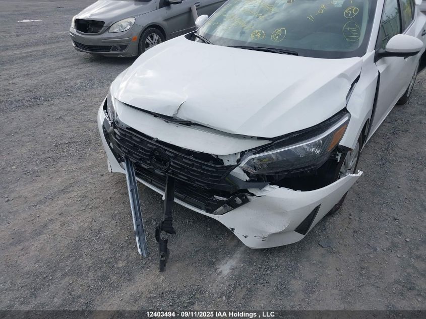 2025 Nissan Sentra S/S Plus VIN: 3N1AB8BV4SY354847 Lot: 12403494
