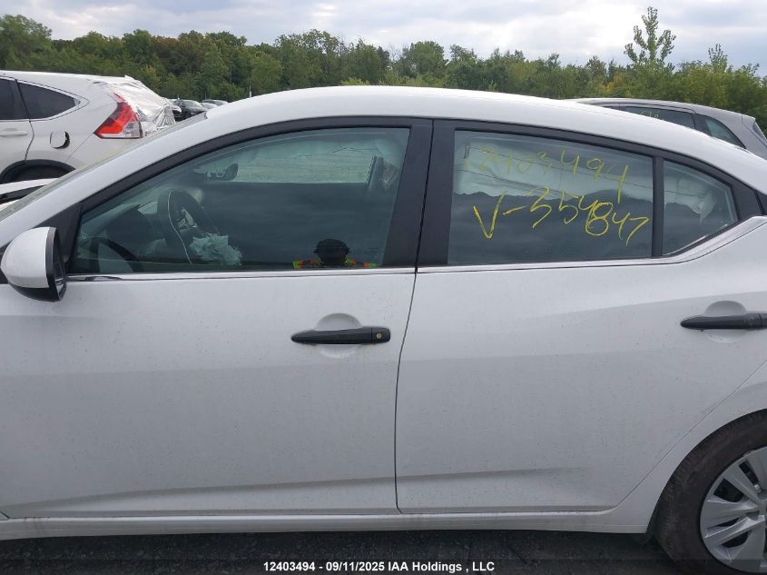 2025 Nissan Sentra S/S Plus VIN: 3N1AB8BV4SY354847 Lot: 12403494