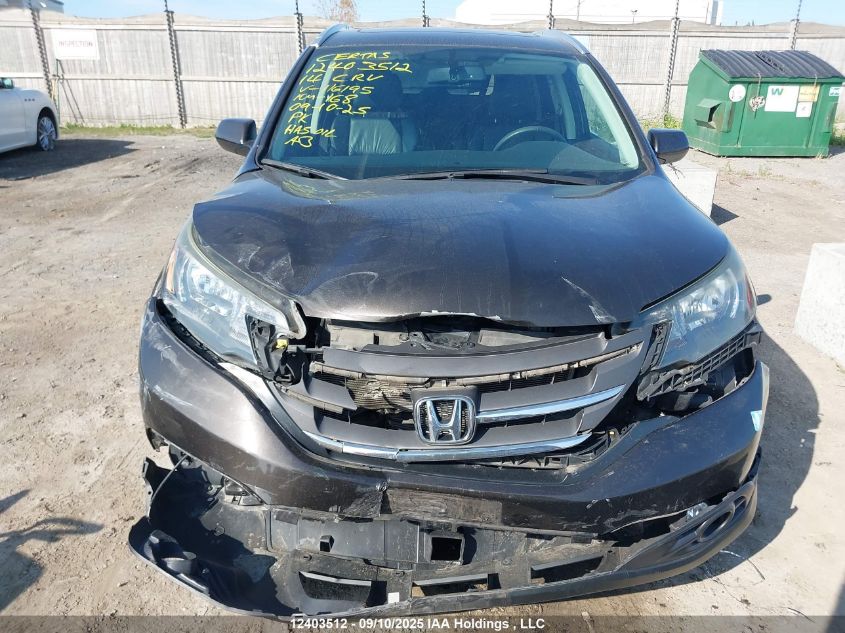 2014 Honda Cr-V Touring VIN: 2HKRM4H95EH116195 Lot: 12403512