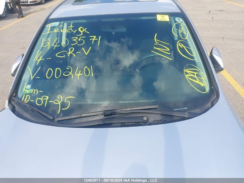 2014 Honda Cr-V VIN: 2HKRM3H55EH002401 Lot: 12403571