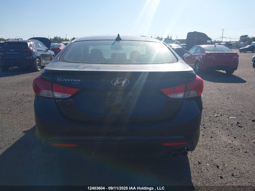 2013 Hyundai Elantra Coupe Gs/Se VIN: KMHDH6AE7DU020697 Lot: 12403604