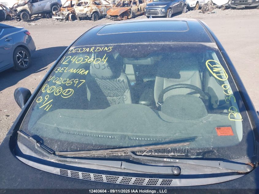 2013 Hyundai Elantra Coupe Gs/Se VIN: KMHDH6AE7DU020697 Lot: 12403604