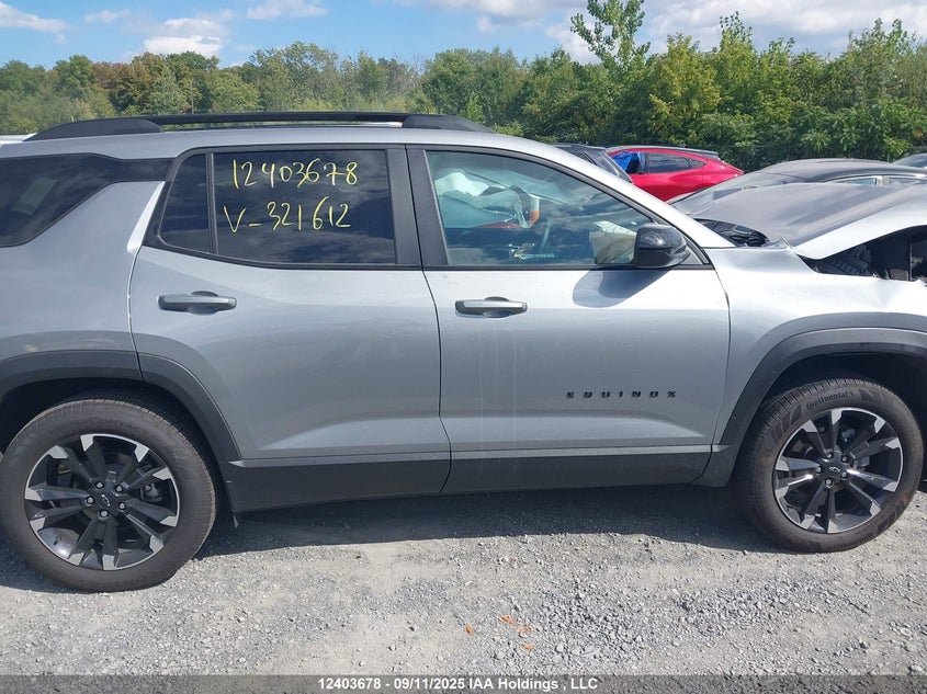 2025 Chevrolet Equinox Rs Awd VIN: 3GNAXTEG6SL321612 Lot: 12403678