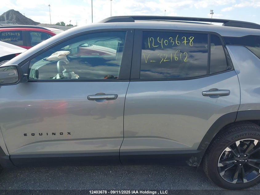 2025 Chevrolet Equinox Rs Awd VIN: 3GNAXTEG6SL321612 Lot: 12403678
