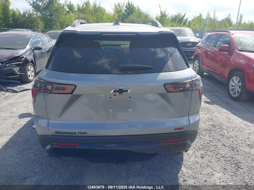 2025 Chevrolet Equinox Rs Awd VIN: 3GNAXTEG6SL321612 Lot: 12403678
