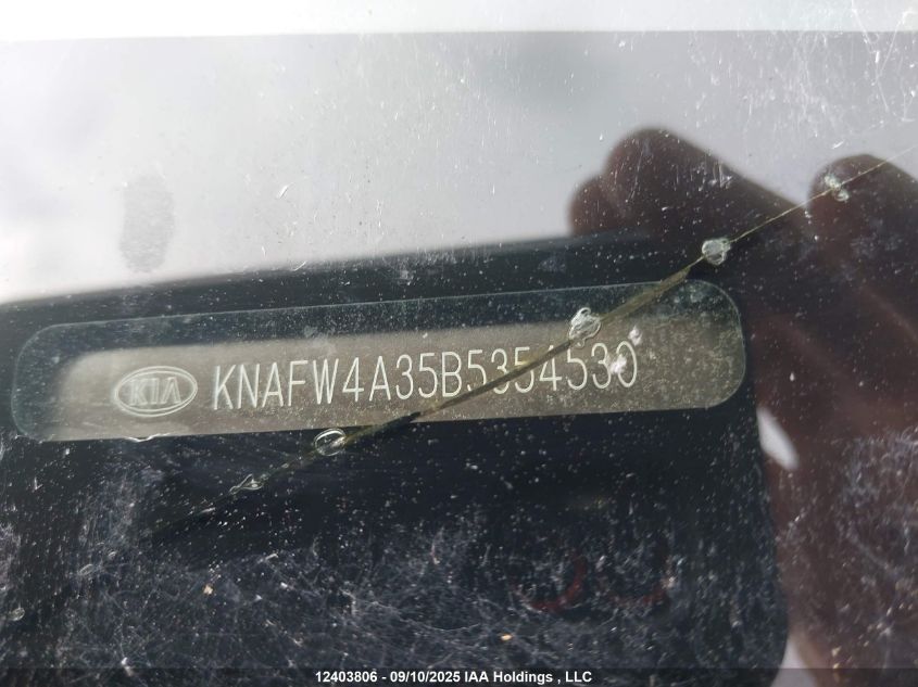 2011 Kia Forte Sx VIN: KNAFW4A35B5354530 Lot: 12403806