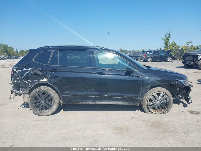 2022 Volkswagen Tiguan VIN: 3VV8B7AX7NM055178 Lot: 12403818