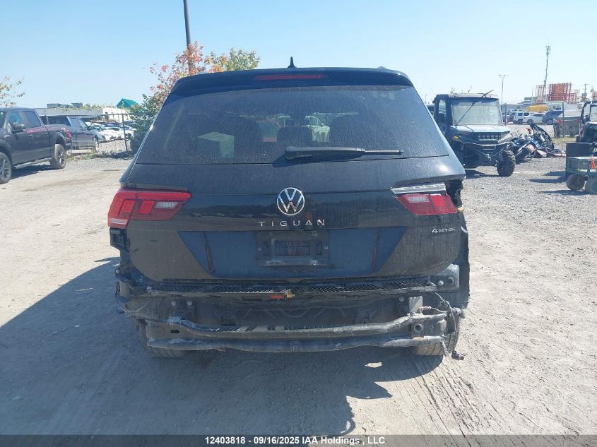 2022 Volkswagen Tiguan VIN: 3VV8B7AX7NM055178 Lot: 12403818
