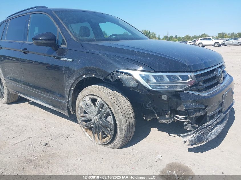 2022 Volkswagen Tiguan VIN: 3VV8B7AX7NM055178 Lot: 12403818