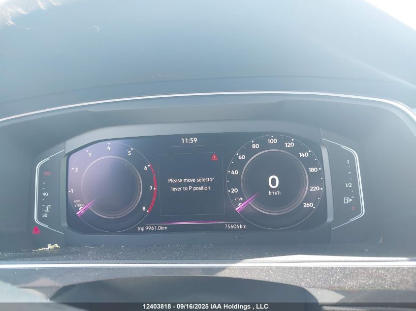 2022 Volkswagen Tiguan VIN: 3VV8B7AX7NM055178 Lot: 12403818