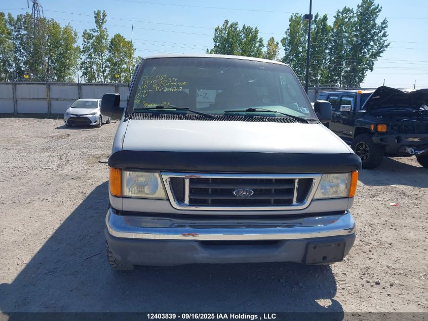 2006 Ford Econoline E150 Van VIN: 1FDRE14W86DB13639 Lot: 12403839