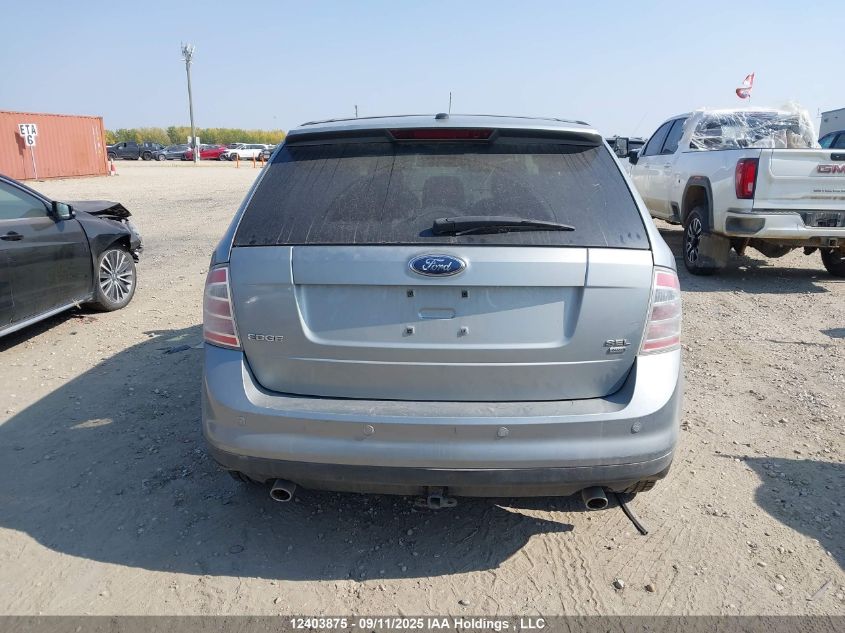 2007 Ford Edge Sel Plus VIN: 2FMDK49CX7BA32166 Lot: 12403875