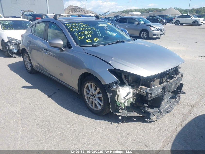 2015 Mazda Mazda3 Gs VIN: 3MZBM1L71FM175890 Lot: 12400189X