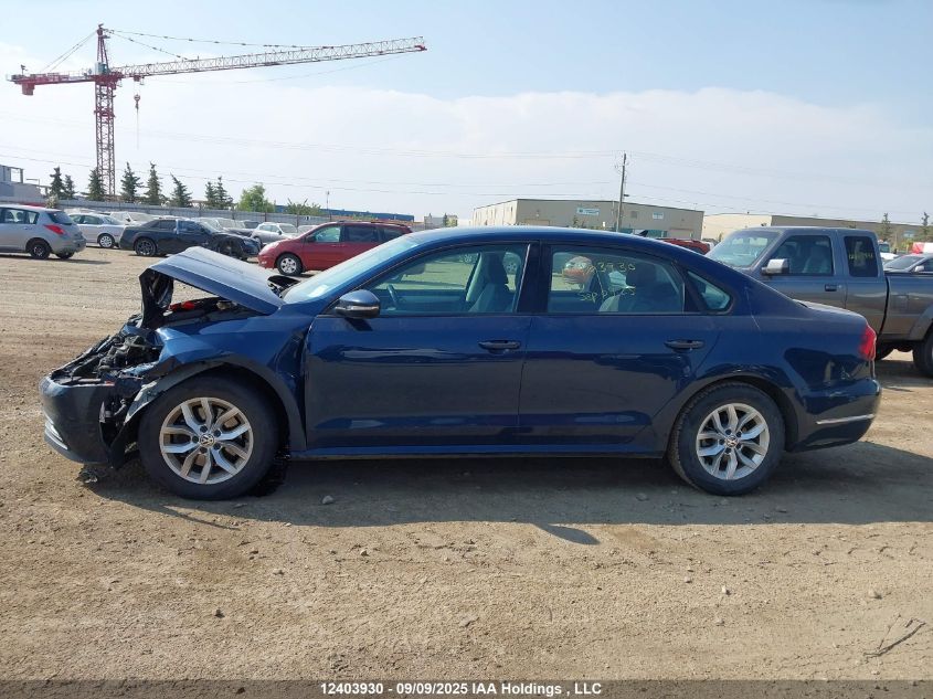 2018 Volkswagen Passat S/R-Line VIN: 1VWAA7A38JC034784 Lot: 12403930